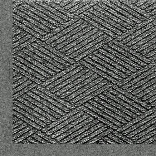 Vista 2 de Felpudo Waterhog Eco Premier Fashion de Andersen para interiores o exteriores; fibra de poliéster PET; respaldo de goma SBR, 3/8" de grosor, Negro