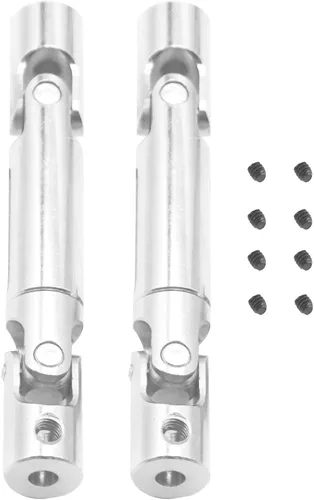 Vista 6 de 2 unids metal RC universal eje de transmisión CVD Junta de transmisión 2.244 in-2.795 in para WPL MN modos B-14 B-16 B-24 B-36 MN-D90 1/16 1/24 RC