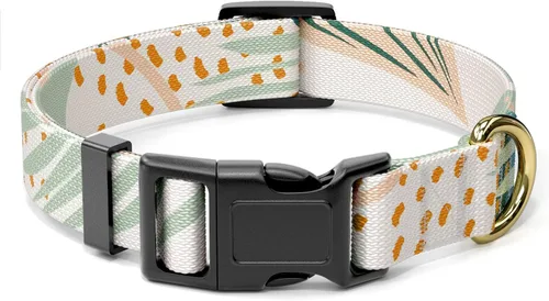 Vista 25 de Rnivvi Collar para perros pequeños, bonito collar resistente y ajustable para cachorros con hebilla de liberación rápida para machos, hembras