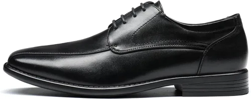 Vista 4 de Bruno Marc Zapatos de vestir formales clásicos con cordones Oxfords para hombre