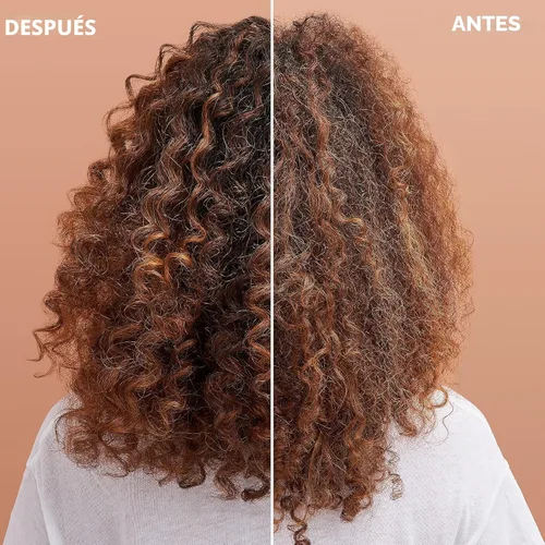 Vista 4 de Garnier Whole Blends - Juego de champú y acondicionador suavizante, aceite de coco y manteca de cacao para cabello encrespado, proporciona hasta 24