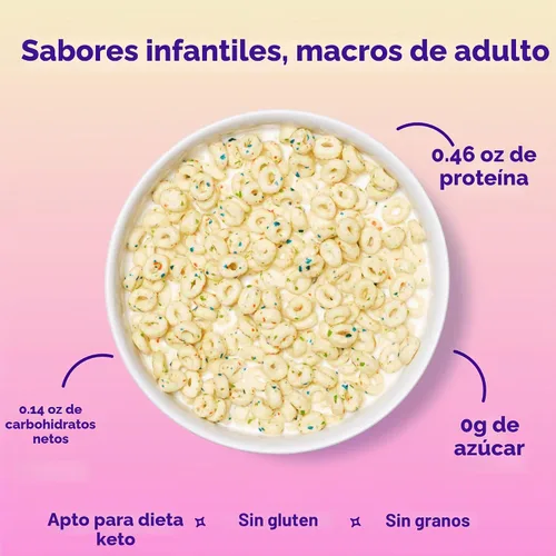 Vista 3 de Cereal Magic Spoon - Cereales Altos en Proteínas - Snacks Sin Azúcar y Comida para el Desayuno - Cereal Sin Granos y Sin Gluten - Snacks Saludables