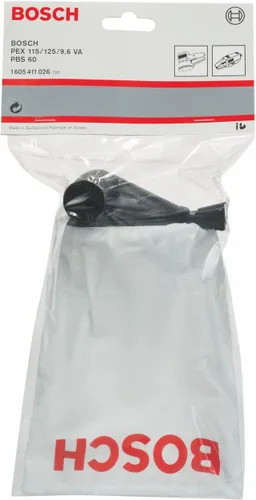 Vista 2 de Bosch 1605411026 Bolsa de polvo para lijadoras de banda y órbita aleatoria