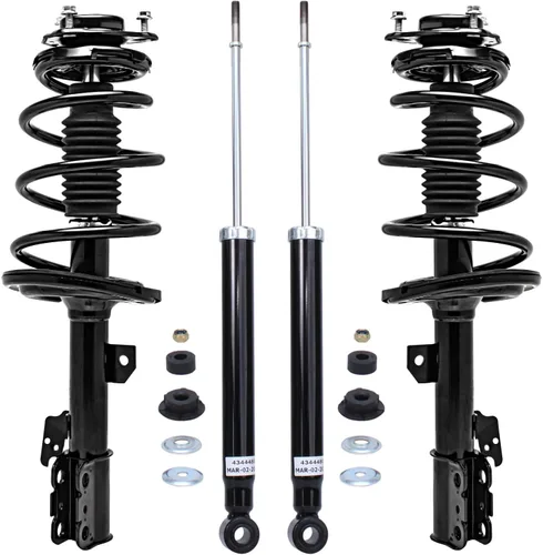 Vista 22 de Detroit Axle - Kit de amortiguadores de 4 puntales para Ford Escape 14-19, 2 puntales delanteros con resorte helicoidal 2 amortiguadores traseros