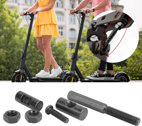 Vista 3 de Pissente Kit de tornillos de bloqueo de eje de scooter, kit de tornillos de bloqueo de eje de scooter eléctrico de acero al carbono, kit