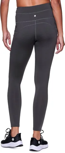 Vista 3 de RBX Leggings de forro polar para mujer con bolsillos con cremallera