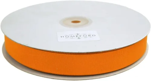 Vista 122 de Homeford Cinta de grogrén macizo, 50 yardas (1-1/2 pulgadas, oro antiguo)