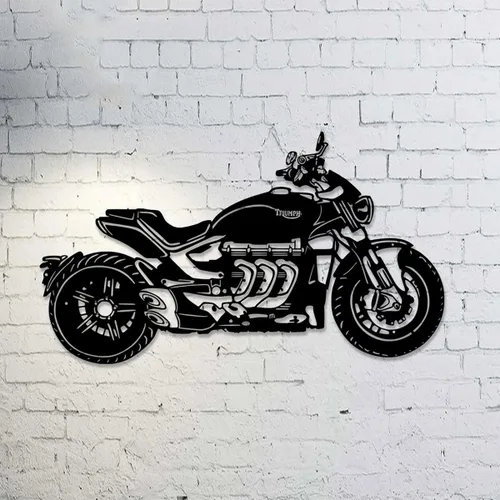 Vista 8 de Letrero con nombre personalizado, letrero de metal para motocicleta, decoración de pared con nombre de familia, decoración rústica para el hogar