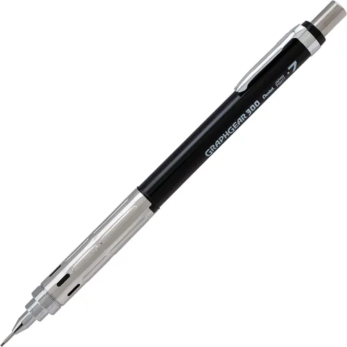 Vista 2 de Pentel GraphGear 300 - Lápiz mecánico, caja de 12 lápices, color negro, 0.028 in