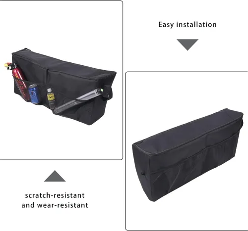 Vista 8 de HAPPYHORSE Para Mercedes-Benz Clase G W463 G63 G65 G55 G500 G550 G350d 2004-2018 bolsa de almacenamiento de maletero de coche (uno a la izquierda)