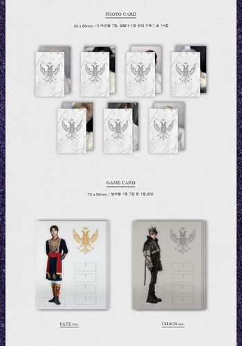 Vista 3 de Warner Music Korea Kingdom - Historia de la parte del reino de Ivan [Fate ver.] Álbum+Pre-Order Limited Folded Poster+CulturaRegalo coreano