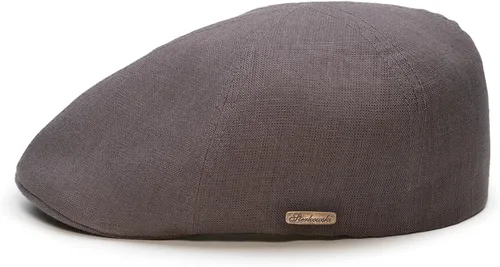 Vista 8 de Sterkowski Rusty Cap Gorra de pico de pato 100% lino para hombres y mujeres Gorra ligera transpirable de 6 paneles sin forro