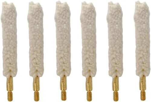 Vista 5 de . 22 Cal Bore Mop Gun Cepillo de limpieza para pistola de rifle de 22 lr (6 piezas)