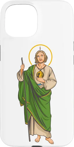 Vista 6 de Funda para iPhone 16 San Judas Tadeo. Santo De Las Causas Difícil