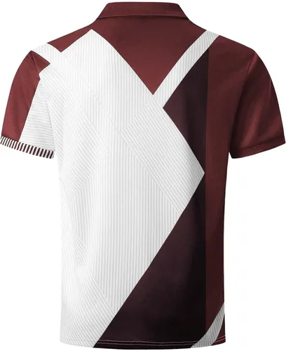 Vista 3 de Camisas de manga corta para hombre, casual, impresión digital 3D, camisa de manga corta, blusa de golf para hombre, polo para hombre