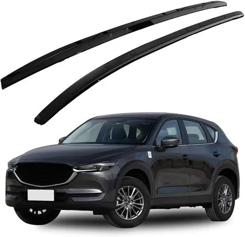 Vista 6 de ANTS PART Barras transversales para Mazda CX-5 CX5 2017-2025, necesita riel de techo Heavy Duty Aluminum Crossbar, 165LBS, Easy Install
