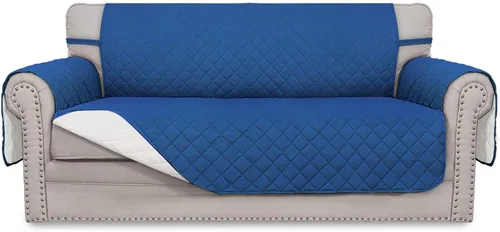 Vista 24 de Easy-Going - Funda reversible para sofá, resistente al agua, con varillas de espuma y correas elásticas, protector de muebles para mascotas y perros