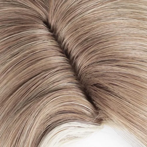 Vista 2 de Gorgewg Pelucas cortas rubias rosas para Stacy Cosplay peluca adulta mujeres disfraz fiesta juego de rol pelo sintético