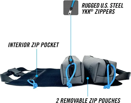 Vista 3 de CHANNELLOCK MTR2G PRO - Sistema modular de rollo de herramientas de 2 bolsas, bolsa de herramientas resistente al agua, tela LASERLOCK, fabricado