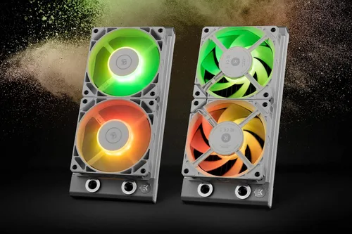 Vista 9 de EKWB Ventilador EK-Loop FPT de 5.512 in, 600-2200 RPM, RGB digital, blanco