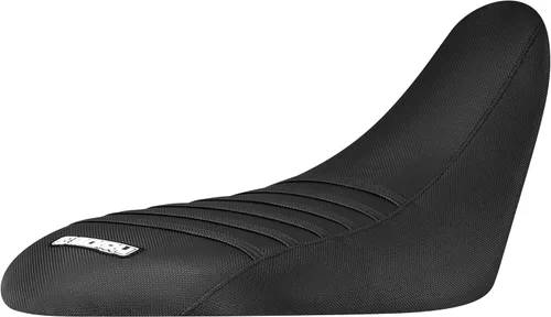 Vista 17 de Enjoy Mfg Funda de asiento - Compatible con Yamaha Raptor 700 700R 2006-2024#193 (Todo negro/costillas azules)