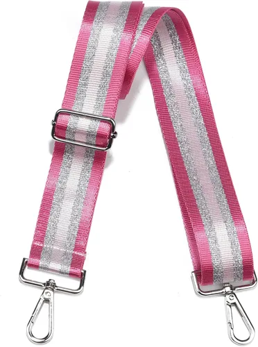 Vista 49 de LVYOUME Correa para bolso, accesorios plateados, correas anchas para bolsa, correa de hombro ajustable para bolsos