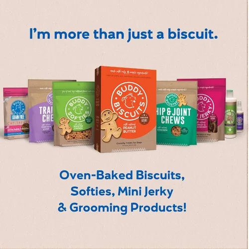 Vista 8 de Buddy Biscuits - Golosinas suaves y masticables para perros con tocino y queso, 6 onzas (Paquete de 4) (17200)