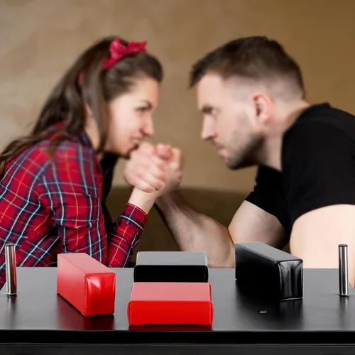 Vista 4 de Professional Arm Wrestling Table Arm Wrestling Battle Table Professional Wrist Strength Training Support Plate for Gyms Sports Use in Home Gym
