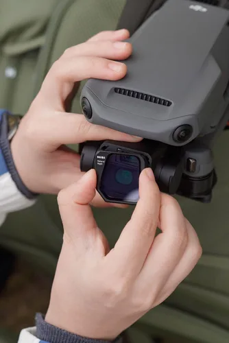 Vista 6 de NiSi True Color ND8/PL para DJI Mavic 3 Filtro polarizador de densidad neutra de 3 paradas para fotografía y videografía de drones