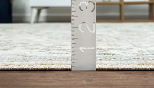 Vista 9 de Abani Savoy Collection - Alfombra de área, diseño vintage beige/verde, 7 pies 9 pulgadas x 10 pies 2 pulgadas, fácil de limpiar, duradera para niños
