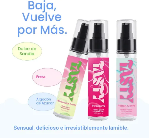 Vista 8 de IntiMD Crazy Girl Gel Comestible para Sexo Oral con Base de Agua y Sabor a Algodón de Azúcar, 2 Onzas, para Hombres, Mujeres y Parejas