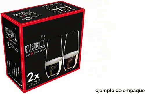 Vista 5 de Riedel O - Vaso de vino (2 unidades), diseño de champán
