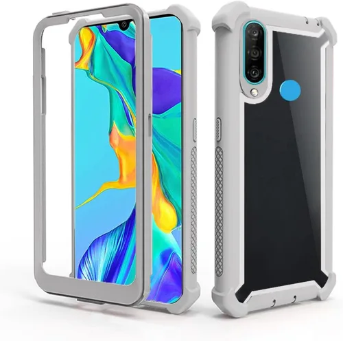 Vista 6 de Asuwish Funda de teléfono para Huawei P30 Lite/Nova 4E, resistente a prueba de golpes, a prueba de caídas, cuerpo completo, resistente, híbrida