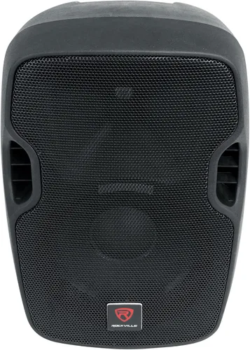 Vista 3 de Rockville BPA10 - Altavoz PA DJ Amplificado de 10 pulgadas y 400 W Pico con Bluetooth, reproductor USB/SD, radio FM, entradas XLR/RCA/1/4"/Aux