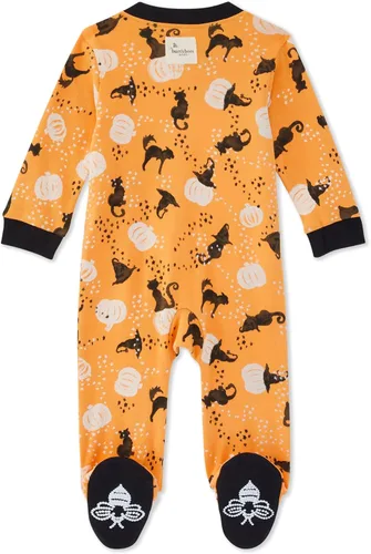 Vista 2 de Burts Bees Baby - Pijama de una pieza enterizo de bebé de 100 algodón orgánico con cremallera frontal para dormir