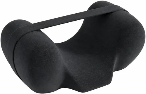 Vista 11 de Pillow Neck Support Pressure-Relieving, Memory Foam Pillow with Strap, Supportive, for Bed, Blue White