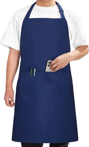 Vista 14 de Syntus Chef Apron for Men Women Kitchen Cooking Apron with Pockets, Adjustable Bib Aprons Stain Resistant