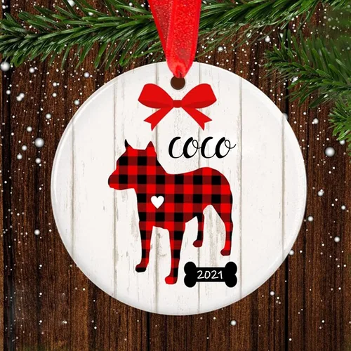 Vista 30 de Adorno de Navidad para mascotas, adorno de Beagle, regalos para amantes de mascotas, regalo conmemorativo para mascotas, recuerdo de Beagles