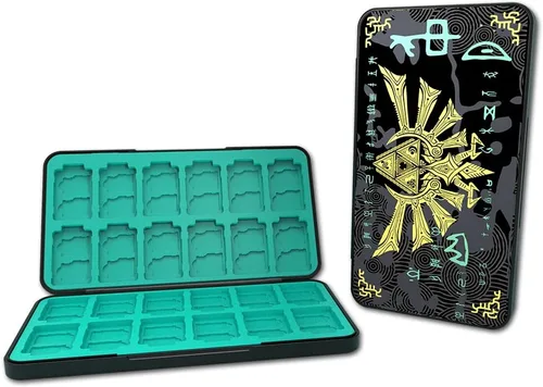 Vista 24 de PERFECTSIGHT Funda para tarjetas de juego de 48 interruptores para Nintendo Switch OLED/ Lite 48 funda de cartucho para tarjetas de juego y tarjetas