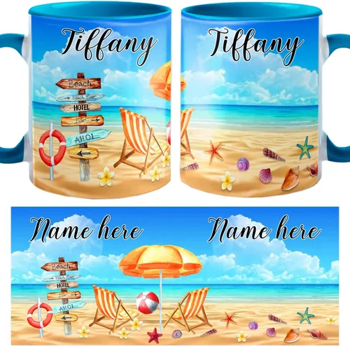 Vista 9 de Taza de café personalizada con nombre de flor de cerezo, taza de café blanca de flor de cerezo, taza de viaje de flor de cerezo, regalo