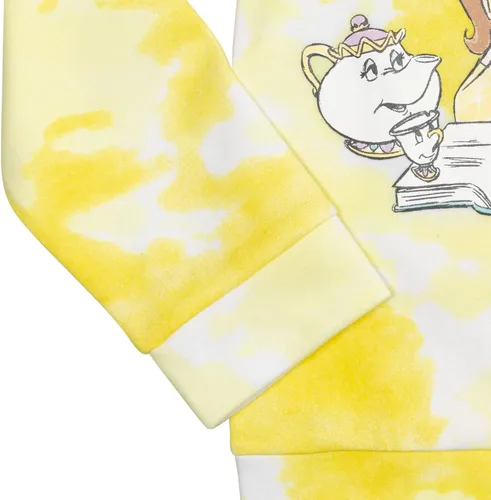 Vista 6 de Disney Princesa La Bella y la Bestia Little Mermaid Frozen Minnie Mouse - Sudadera de forro polar para niñas pequeñas a niños grandes