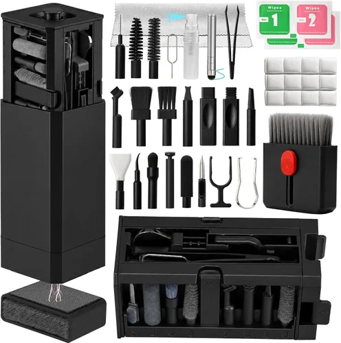 Vista 11 de Kit de limpieza de teléfono celular, kit de limpieza para iPhone para puerto de carga, kit de limpieza de teclado para Airpods/Android/USB