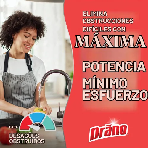 Vista 4 de Removedor de obstrucciones 00117-2PK Max(paquete de 2), 32 onzas, Drano , thomaswi, 1, 1