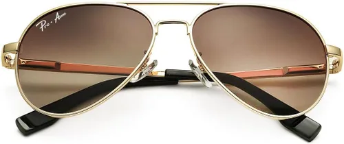 Vista 13 de Pro Acme Gafas de sol clásicas polarizadas estilo aviador, 100% protección UV, 52 mm 58 mm 63 mm