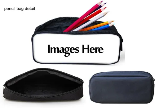 Vista 6 de UNICEU Bolsa de almuerzo linda para niña, niño, estuche para lápices, diseño de perro Corgi, mochila escolar impresa 3 juegos, Corgi Dog, Viajar