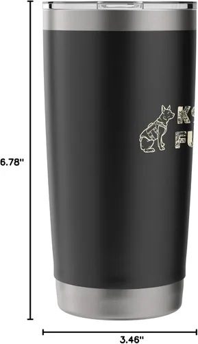 Vista 8 de Vaso aislado de acero inoxidable Furry Taser