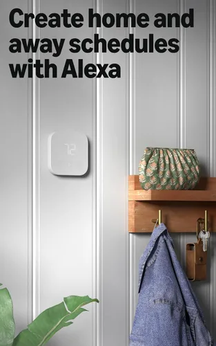 Vista 6 de Amazon Smart Thermostat (seminuevo): ahorra dinero y energía, compatible con Alexa y Ring, requiere cable tipo C