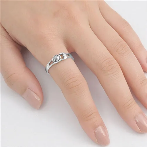 Vista 2 de CHOOSE YOUR COLOR Sterling Silver Sun Moon Universe Ring