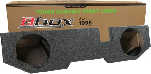 Vista 10 de Bbox - Caja de subwoofer dual de 10 pulgadas, carcasa de subwoofer alfombrada sellada, compatible con Dodge Ram Quad Cab 2002-2018, caja