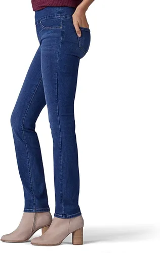 Vista 3 de Lee Women's Sculpting Slim Fit Slim Leg Pull On Jean
